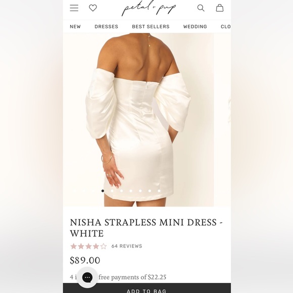 NWT Bridal Short Dress - Picture 2 of 5